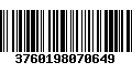 Código de Barras 3760198070649