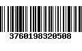 Código de Barras 3760198320508