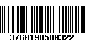 Código de Barras 3760198580322