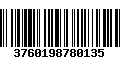 Código de Barras 3760198780135