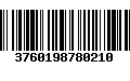 Código de Barras 3760198780210