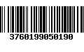 Código de Barras 3760199050190