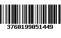 Código de Barras 3760199051449