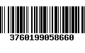 Código de Barras 3760199058660