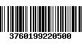 Código de Barras 3760199220500