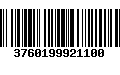 Código de Barras 3760199921100