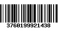 Código de Barras 3760199921438