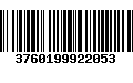 Código de Barras 3760199922053