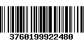 Código de Barras 3760199922480