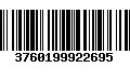 Código de Barras 3760199922695