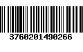 Código de Barras 3760201490266