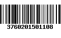 Código de Barras 3760201501108