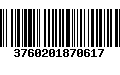 Código de Barras 3760201870617