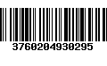 Código de Barras 3760204930295