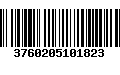 Código de Barras 3760205101823