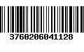 Código de Barras 3760206041128