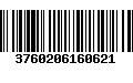 Código de Barras 3760206160621