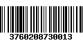 Código de Barras 3760208730013