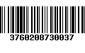 Código de Barras 3760208730037