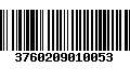 Código de Barras 3760209010053