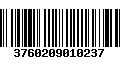 Código de Barras 3760209010237