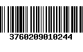 Código de Barras 3760209010244