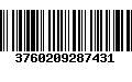 Código de Barras 3760209287431