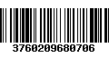 Código de Barras 3760209680706