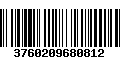 Código de Barras 3760209680812