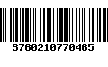 Código de Barras 3760210770465