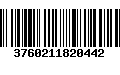 Código de Barras 3760211820442