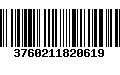 Código de Barras 3760211820619