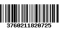 Código de Barras 3760211820725