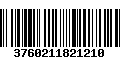 Código de Barras 3760211821210