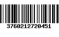 Código de Barras 3760212720451