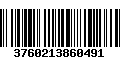 Código de Barras 3760213860491