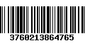 Código de Barras 3760213864765