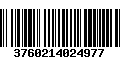 Código de Barras 3760214024977