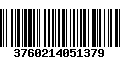 Código de Barras 3760214051379