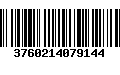 Código de Barras 3760214079144