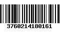 Código de Barras 3760214180161