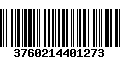 Código de Barras 3760214401273