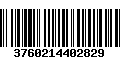 Código de Barras 3760214402829