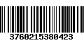 Código de Barras 3760215380423