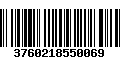 Código de Barras 3760218550069