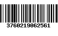 Código de Barras 3760219062561