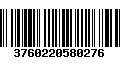 Código de Barras 3760220580276