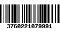 Código de Barras 3760221079991