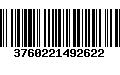 Código de Barras 3760221492622