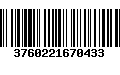 Código de Barras 3760221670433